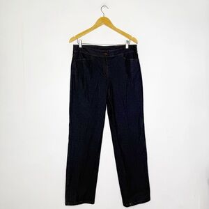 Eileen Fisher Chambray Stretch Denim Trousers Size Medium NWT